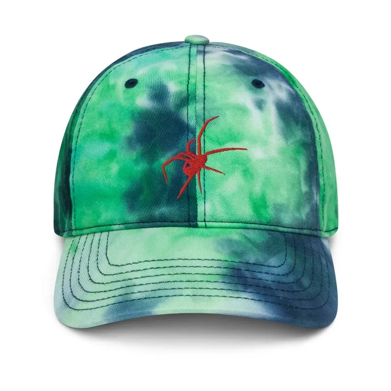 Spider Tie Dye Dad hat 